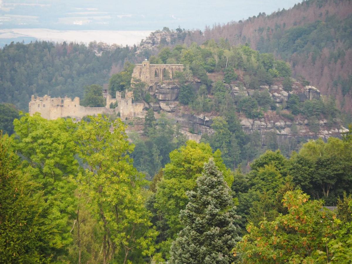 Fewo Karasek In Oybin Mit Panormablick, Kammlage Hain  المظهر الخارجي الصورة